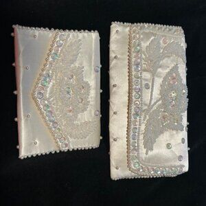 Vintage Beaded Wedding Clutch